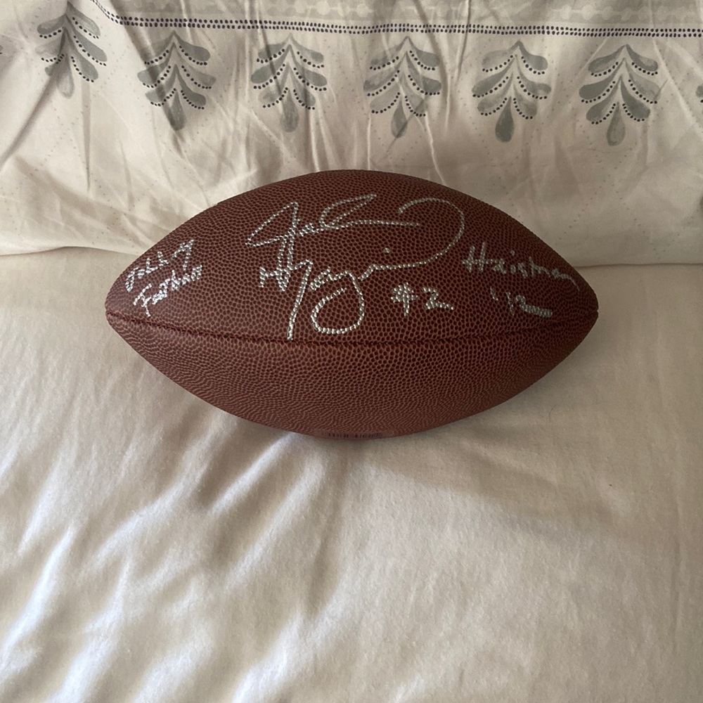 Johnny Manziel signed football 2012